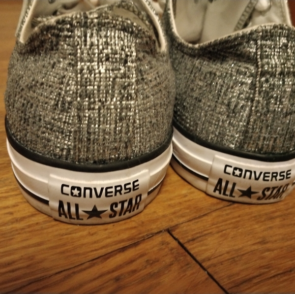 Converse All-star Silver Shoes - Picture 6 of 6